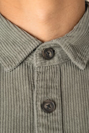 Gewassen Corduroy Overhemd voor Mannen – 320 g/m² | SP519