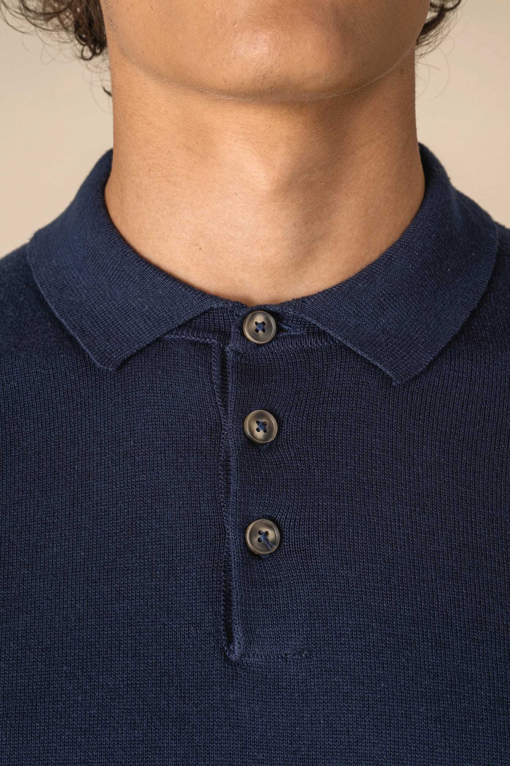Eco-Friendly Knitted Polo for Men – 225 g/m² | SP203