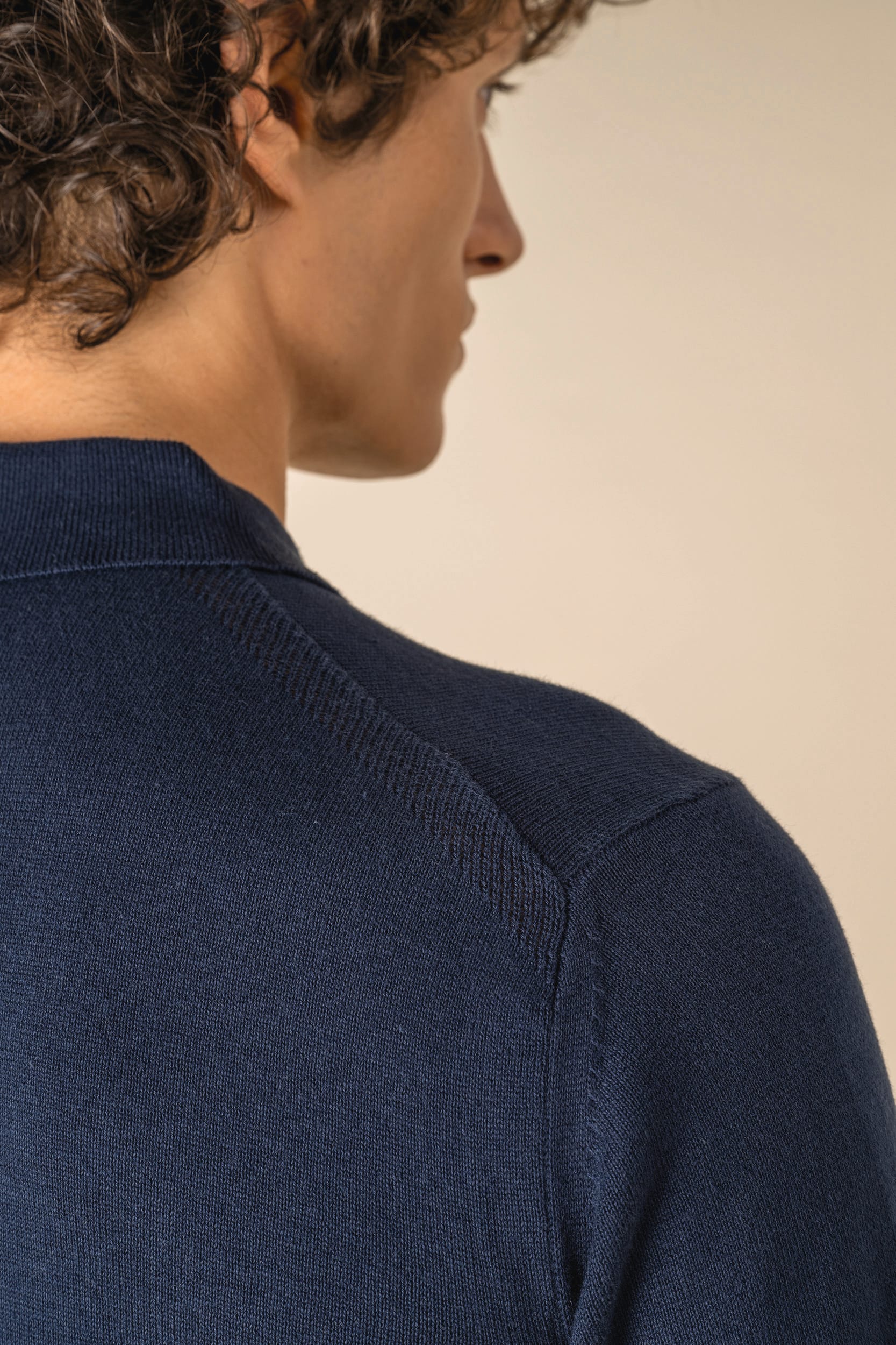 Eco-Friendly Knitted Polo for Men – 225 g/m² | SP203