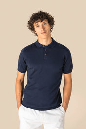 Eco-Friendly Knitted Polo for Men – 225 g/m² | SP203