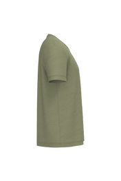 Spasso SP303 - Eco-friendly Men's Dropped Shoulders Raw Edge Collar Slub T-shirt