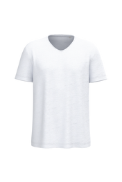 Spasso SP303 - Eco-friendly Men's Dropped Shoulders Raw Edge Collar Slub T-shirt