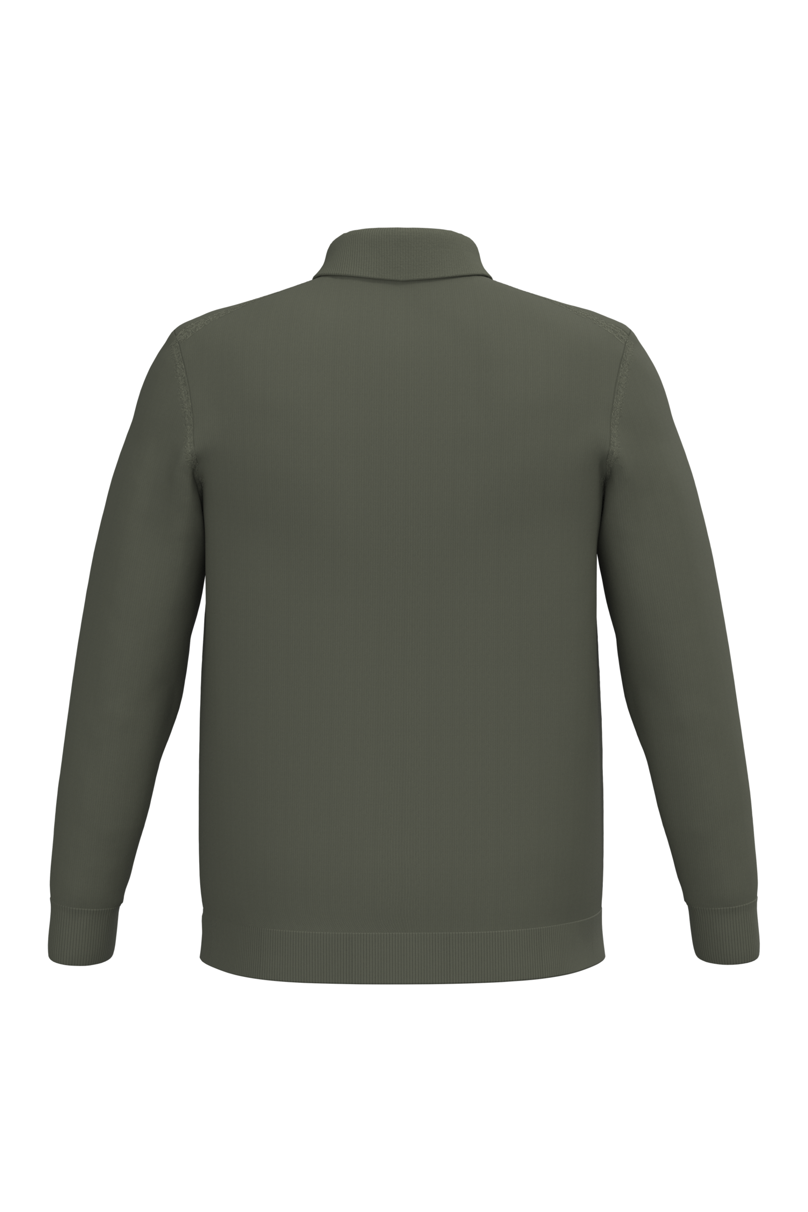 Spasso SP204 - Eco-friendly Men's Knitted Long Sleeve Polo Shirt