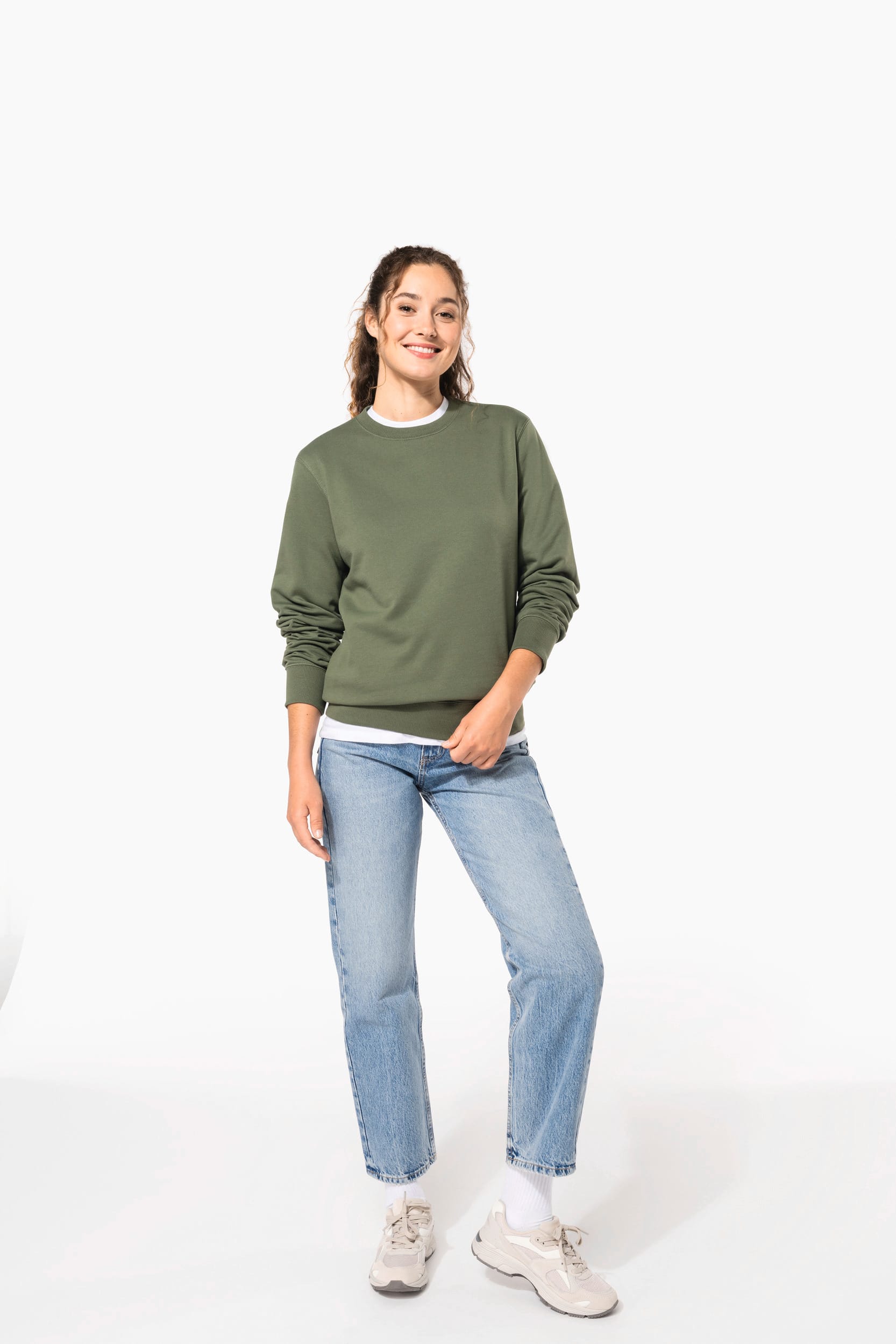 Sweatshirt unisexe à col rond recyclé – 280 g/m² | K4040