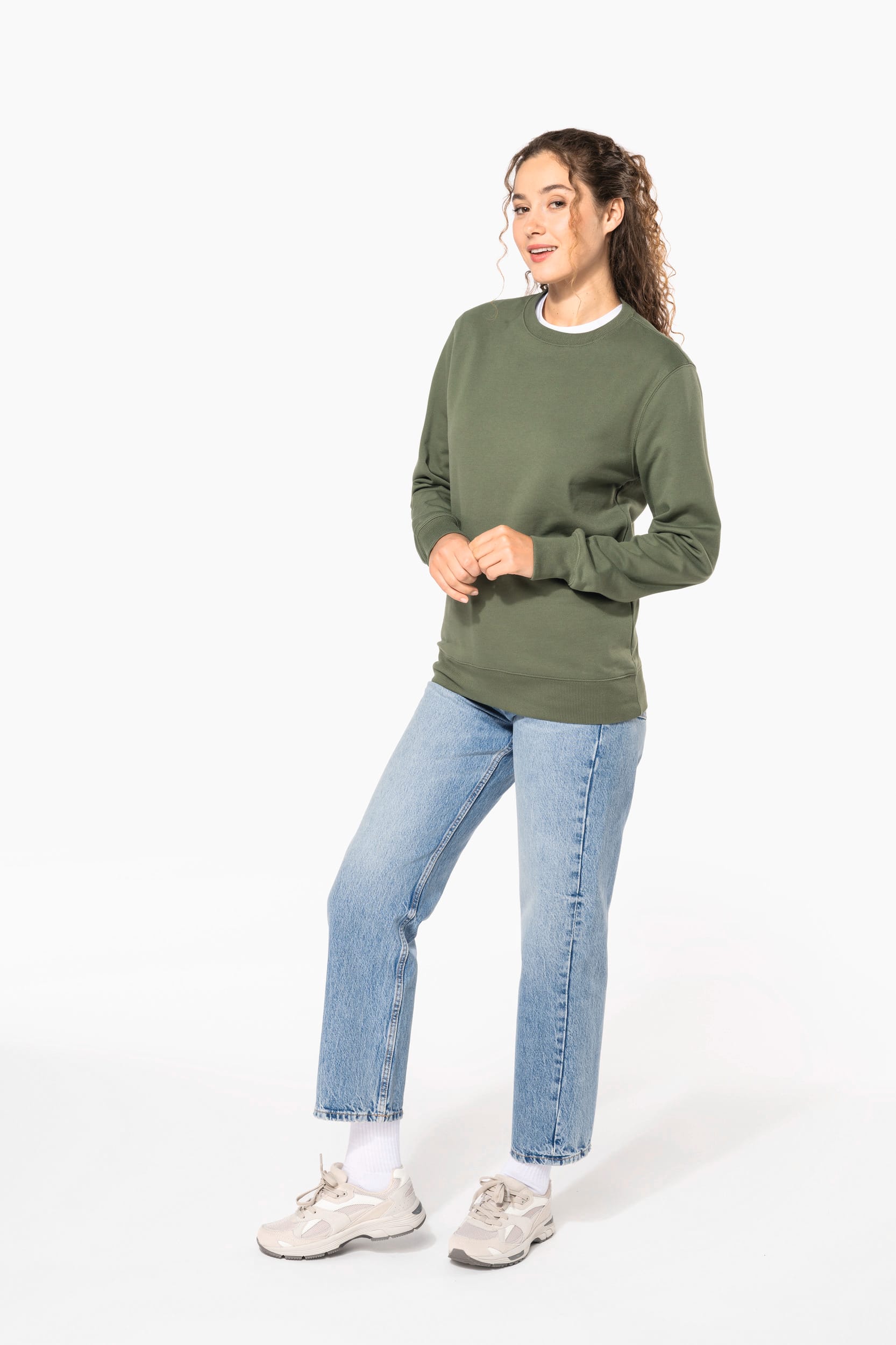 Sweatshirt unisexe à col rond recyclé – 280 g/m² | K4040