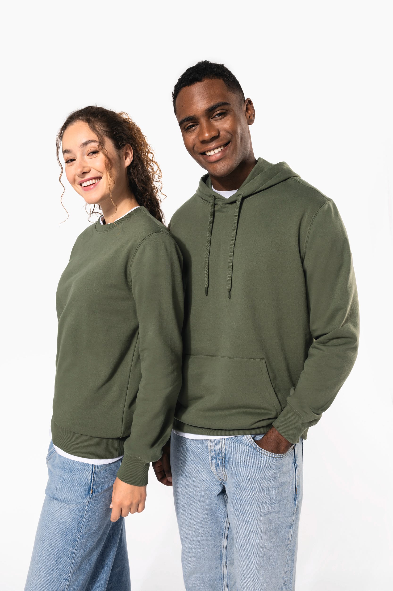 Sweatshirt unisexe à col rond recyclé – 280 g/m² | K4040