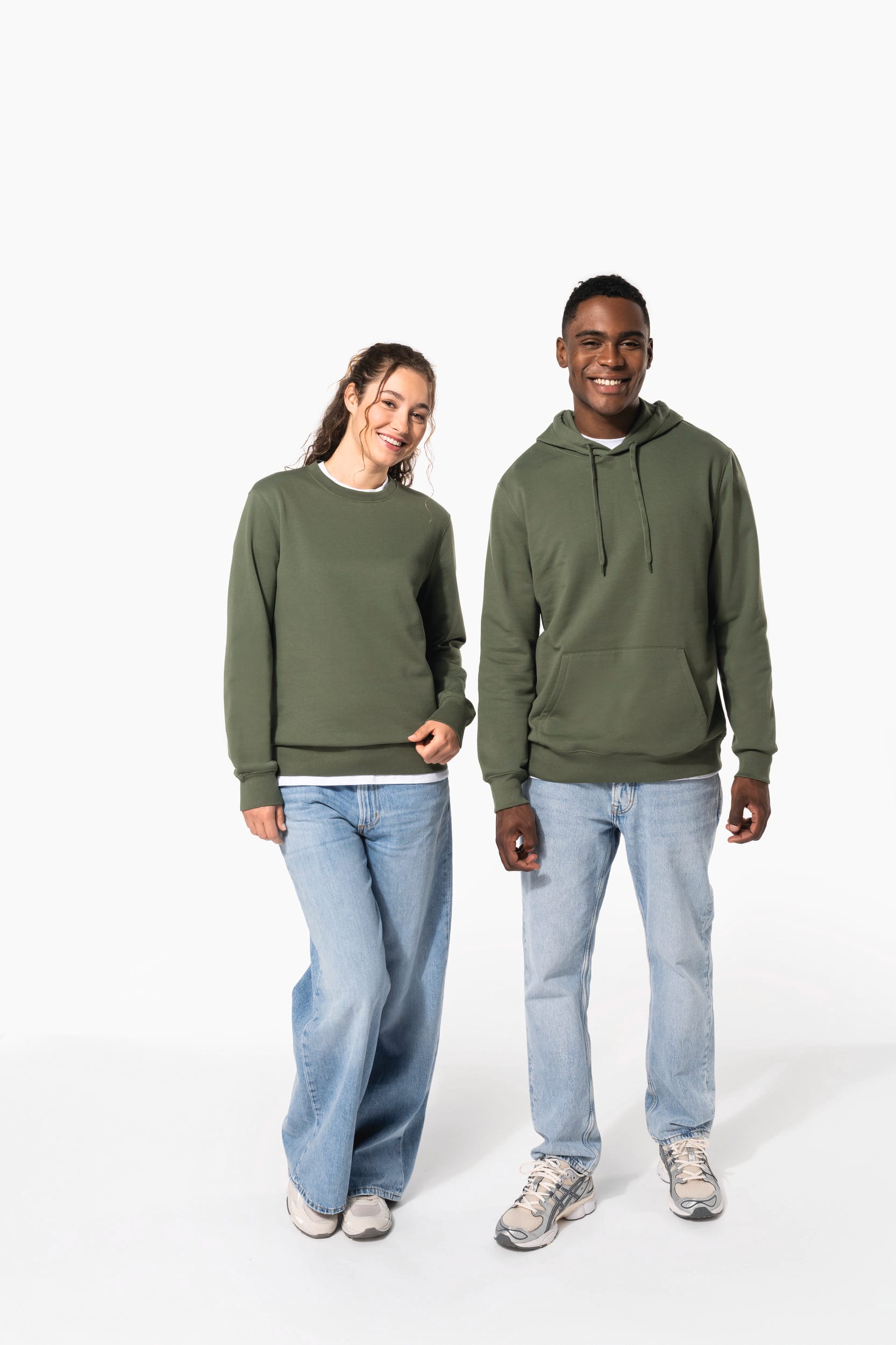 Sweatshirt unisexe à col rond recyclé – 280 g/m² | K4040
