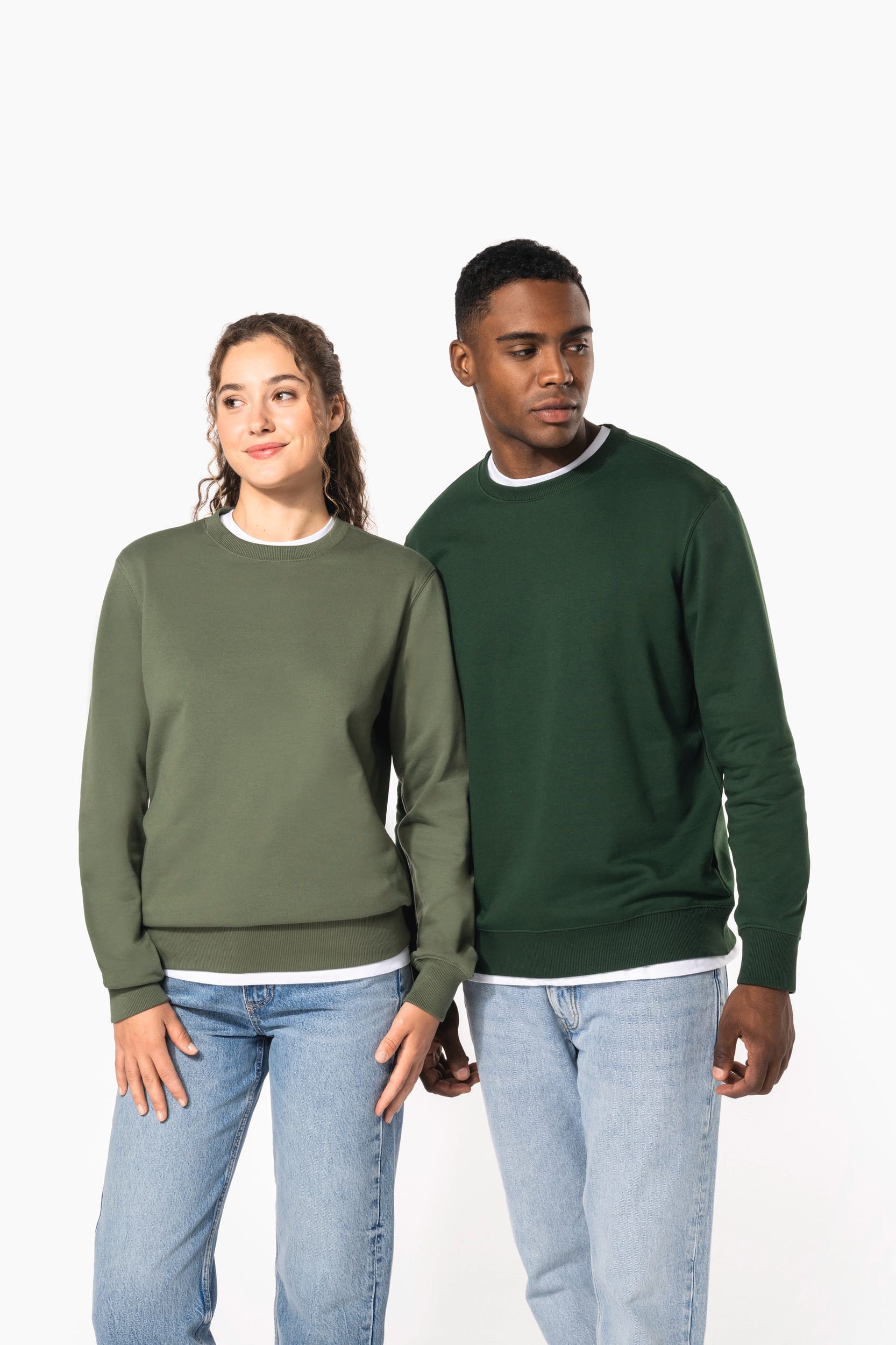 Sweatshirt unisexe à col rond recyclé – 280 g/m² | K4040
