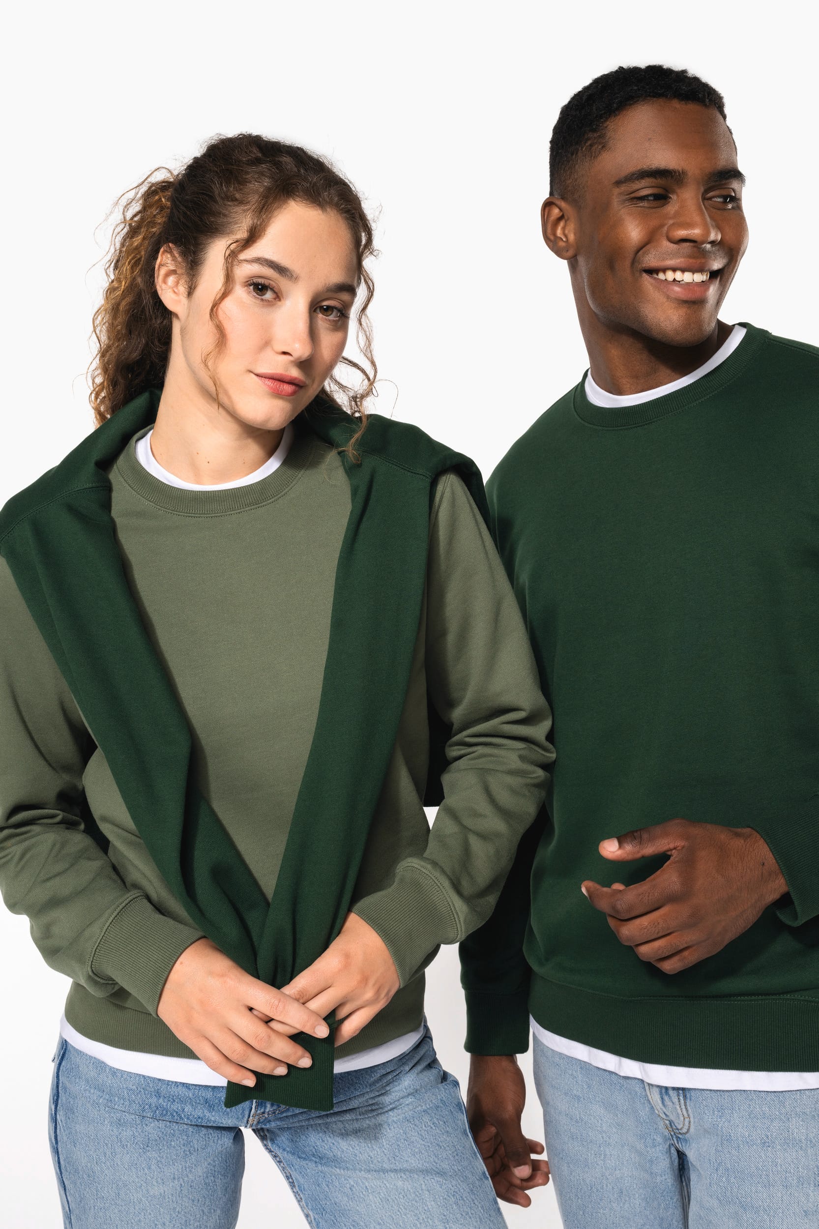 Sweatshirt unisexe à col rond recyclé – 280 g/m² | K4040