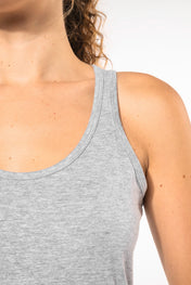 Camiseta sin mangas de algodón orgánico para mujer – 140 g/m² | K3024IC