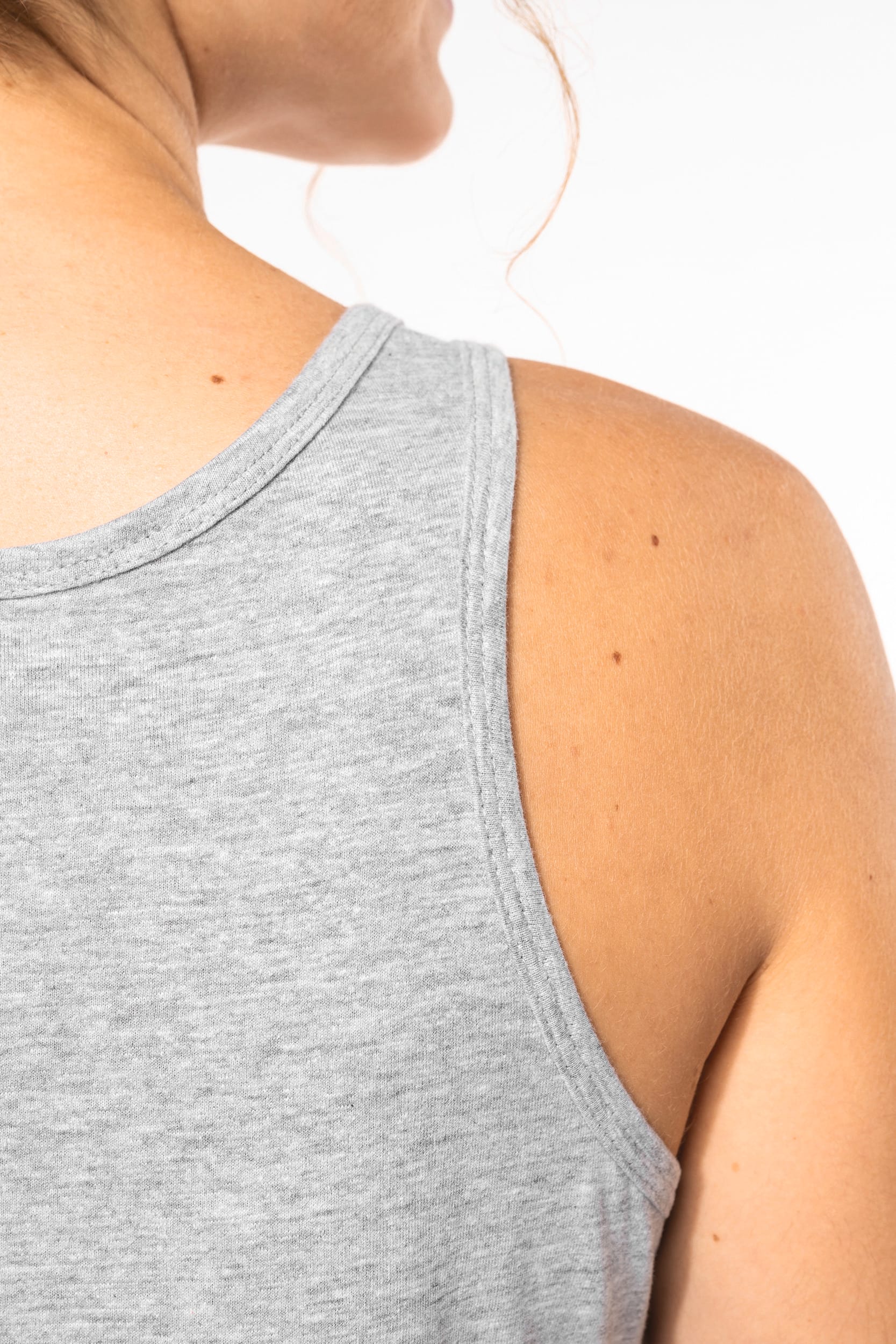 Camiseta sin mangas de algodón orgánico para mujer – 140 g/m² | K3024IC