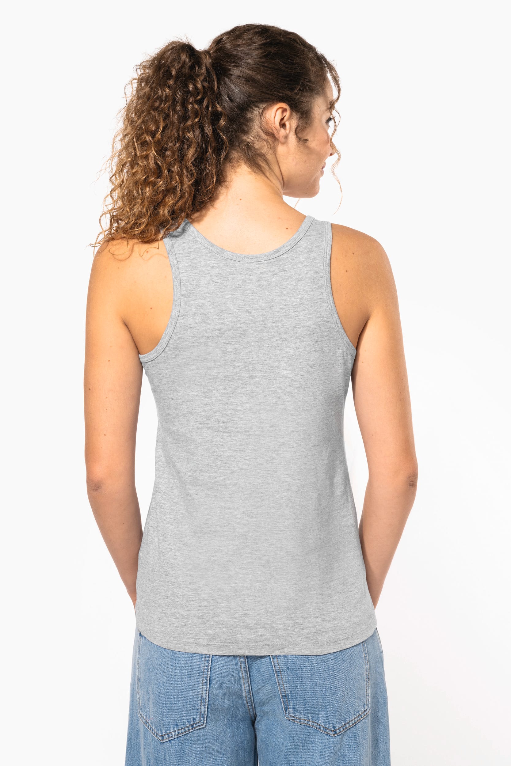 Camiseta sin mangas de algodón orgánico para mujer – 140 g/m² | K3024IC