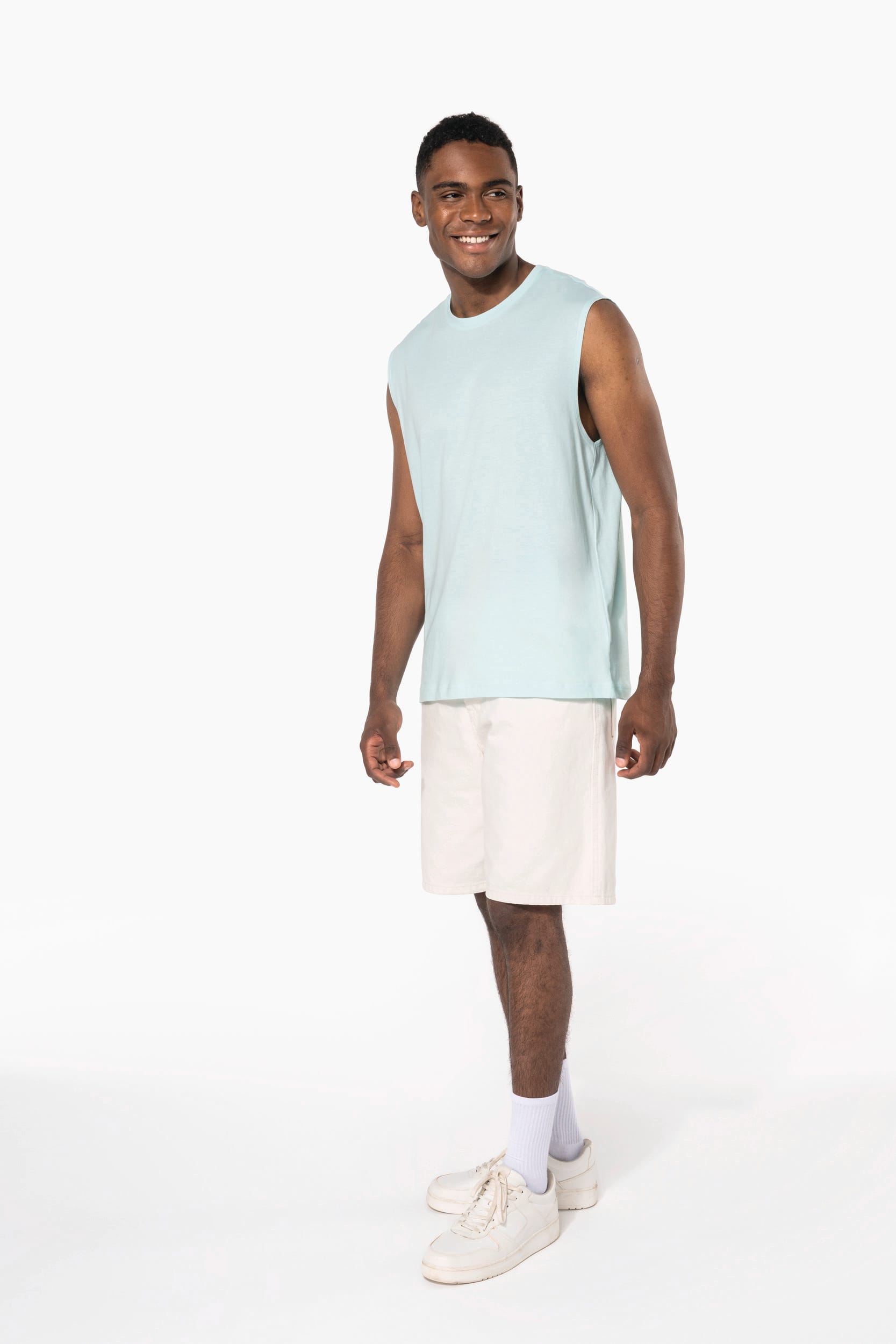 Ärmelloses Herren-T-Shirt aus Bio-Baumwolle – 150 g/m² | K3022IC