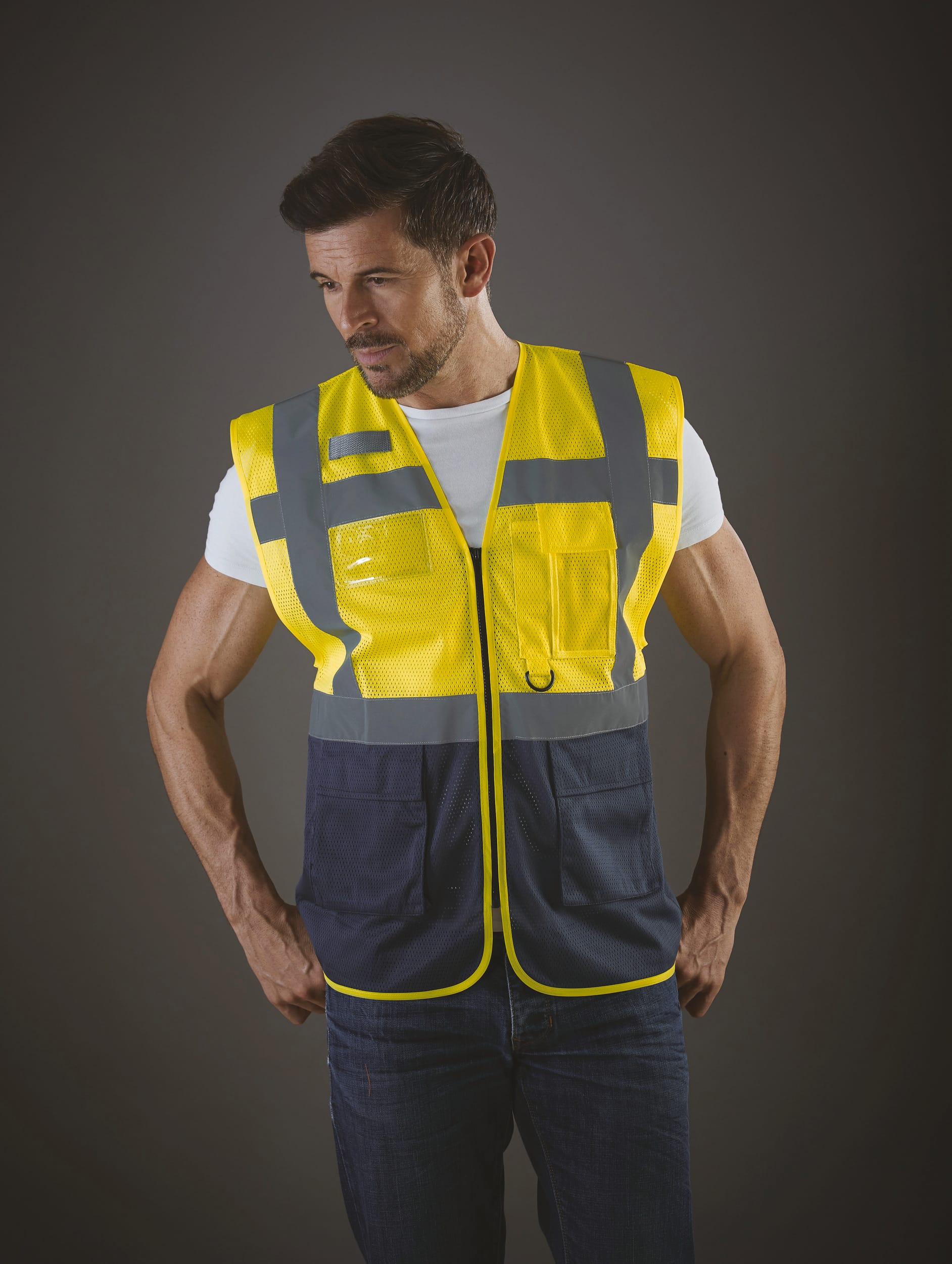 Hi-Vis Executive-Netzweste aus recyceltem Polyester | YHVW820