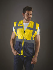 Hi-Vis Executive-Netzweste aus recyceltem Polyester | YHVW820