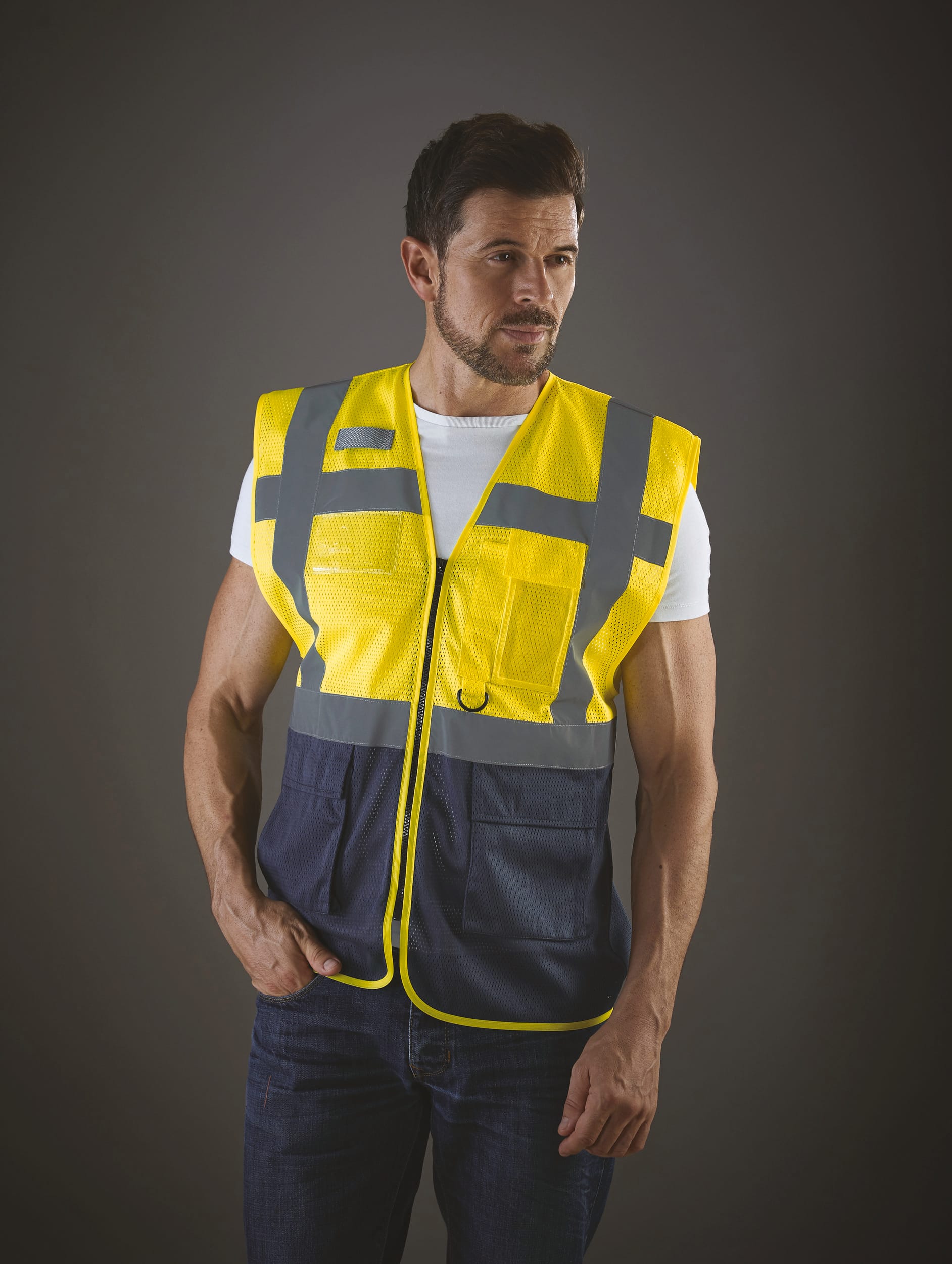 Hi-Vis Executive-Netzweste aus recyceltem Polyester | YHVW820