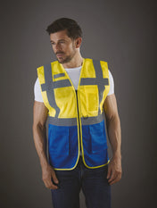 Hi-Vis Executive-Netzweste aus recyceltem Polyester | YHVW820
