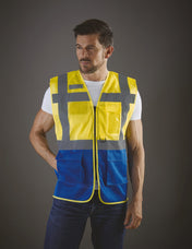 Hi-Vis Executive-Netzweste aus recyceltem Polyester | YHVW820
