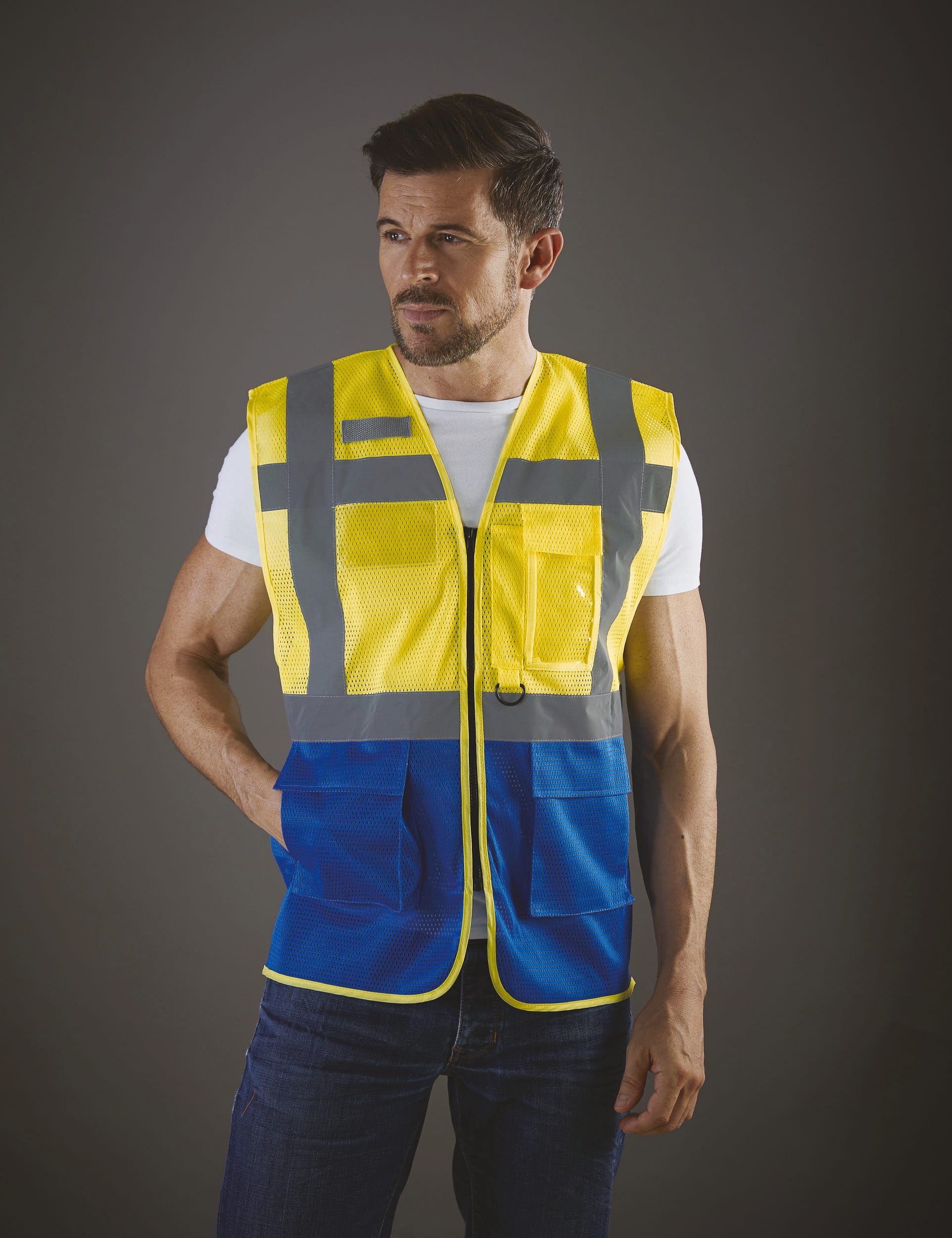 Hi-Vis Executive-Netzweste aus recyceltem Polyester | YHVW820