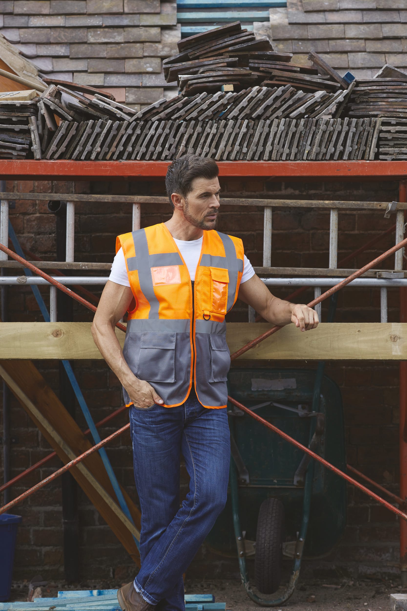 Hi-Vis Executive-Netzweste aus recyceltem Polyester | YHVW820