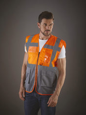 Hi-Vis Executive-Netzweste aus recyceltem Polyester | YHVW820