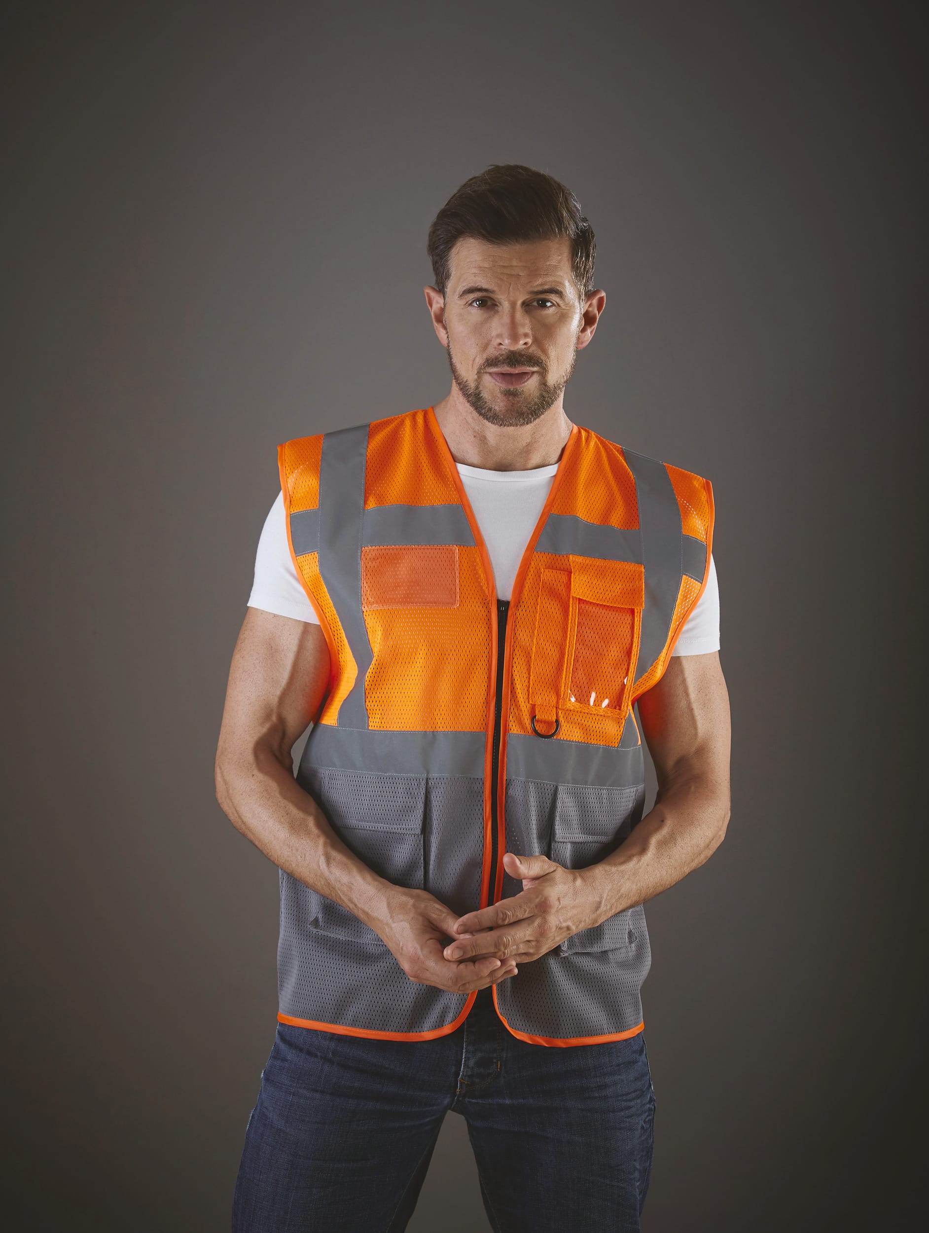 Hi-Vis Executive-Netzweste aus recyceltem Polyester | YHVW820