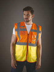 Hi-Vis Executive-Netzweste aus recyceltem Polyester | YHVW820