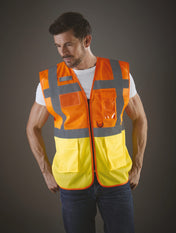 Hi-Vis Executive-Netzweste aus recyceltem Polyester | YHVW820