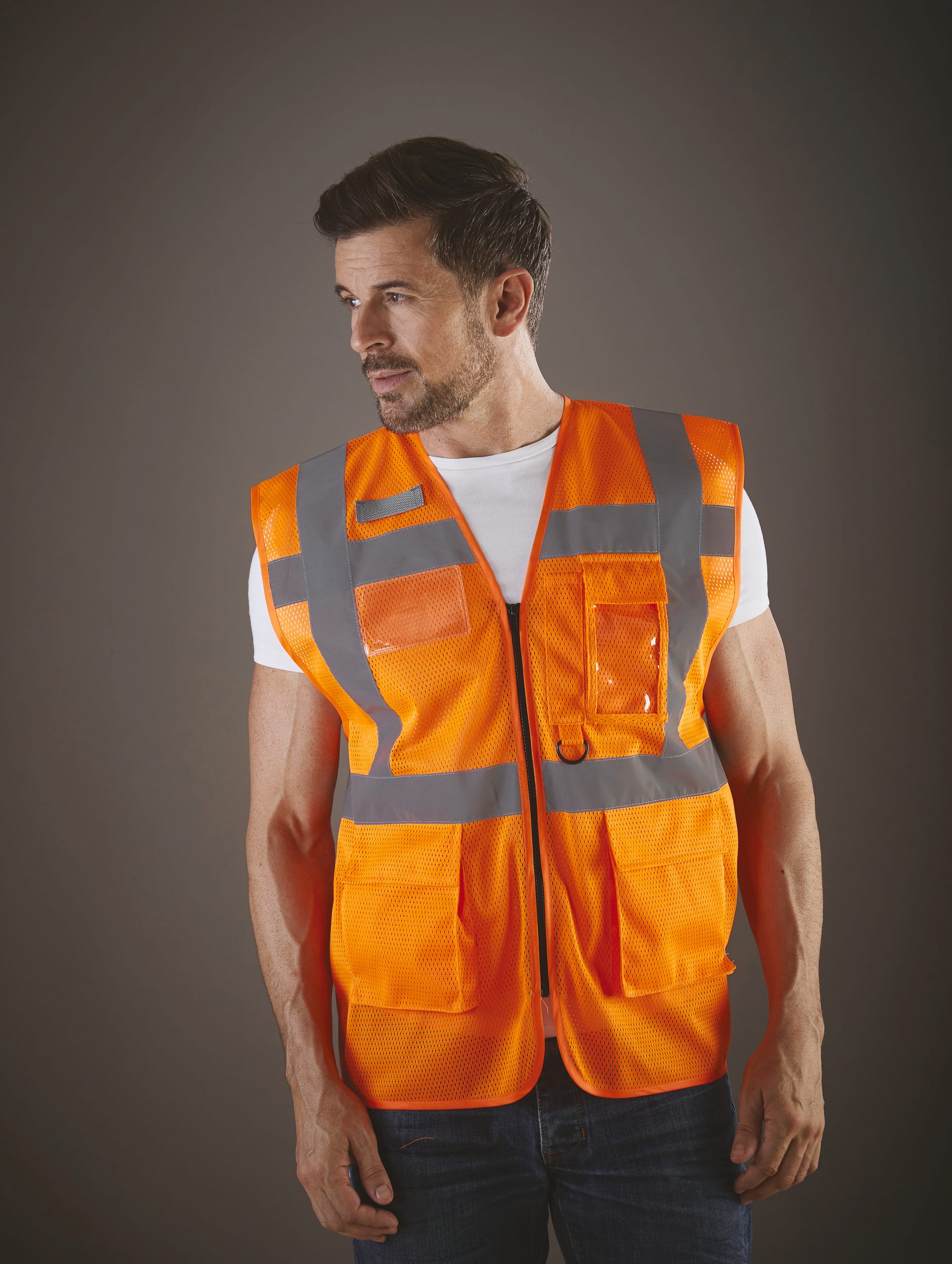Hi-Vis Executive-Netzweste aus recyceltem Polyester | YHVW820