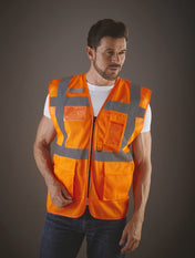 Hi-Vis Executive-Netzweste aus recyceltem Polyester | YHVW820