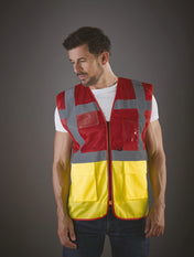 Hi-Vis Executive-Netzweste aus recyceltem Polyester | YHVW820