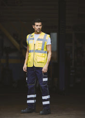 Hi-Vis Executive-Netzweste aus recyceltem Polyester | YHVW820