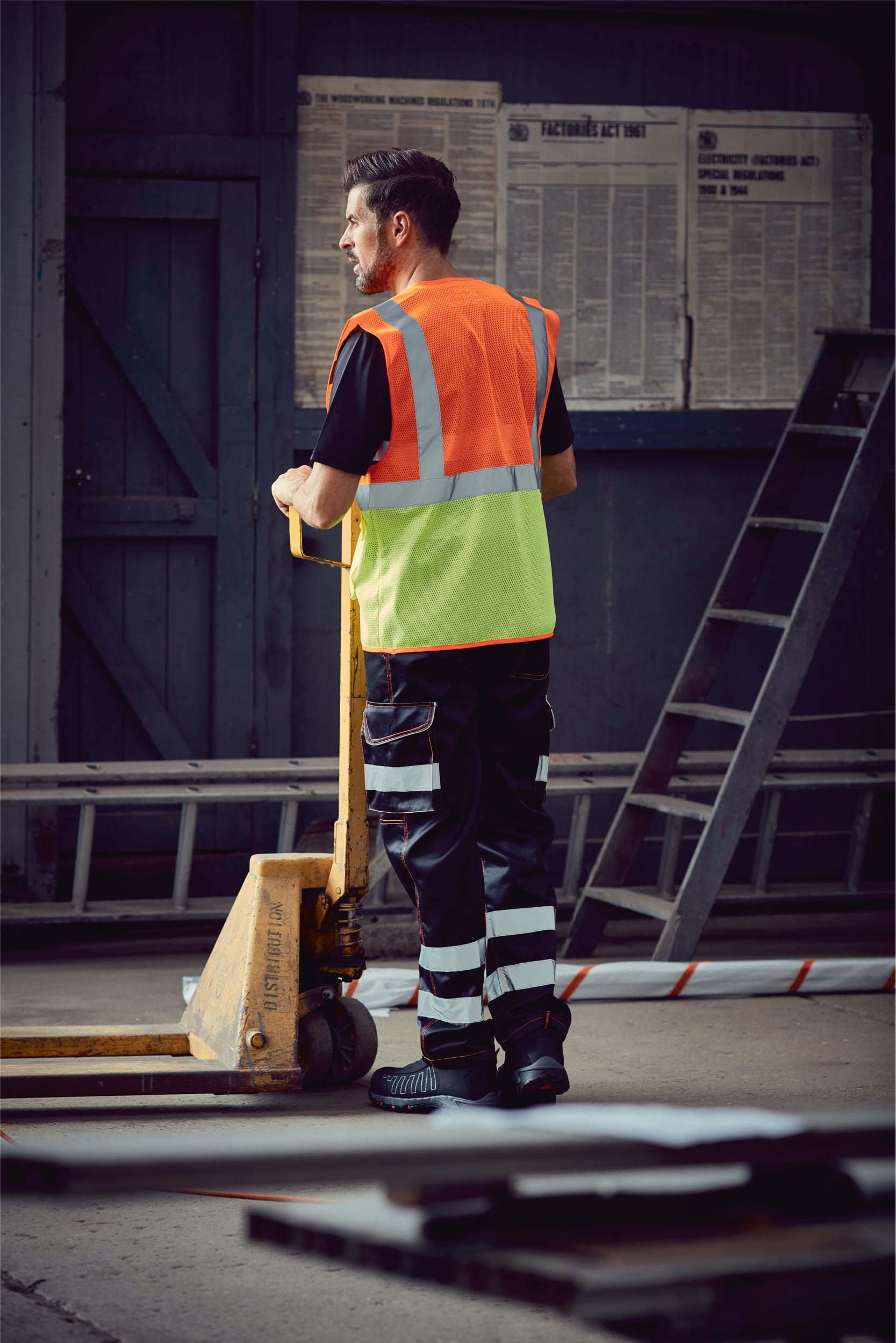 Hi-Vis Executive-Netzweste aus recyceltem Polyester | YHVW820
