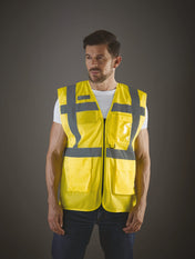 Hi-Vis Executive-Netzweste aus recyceltem Polyester | YHVW820