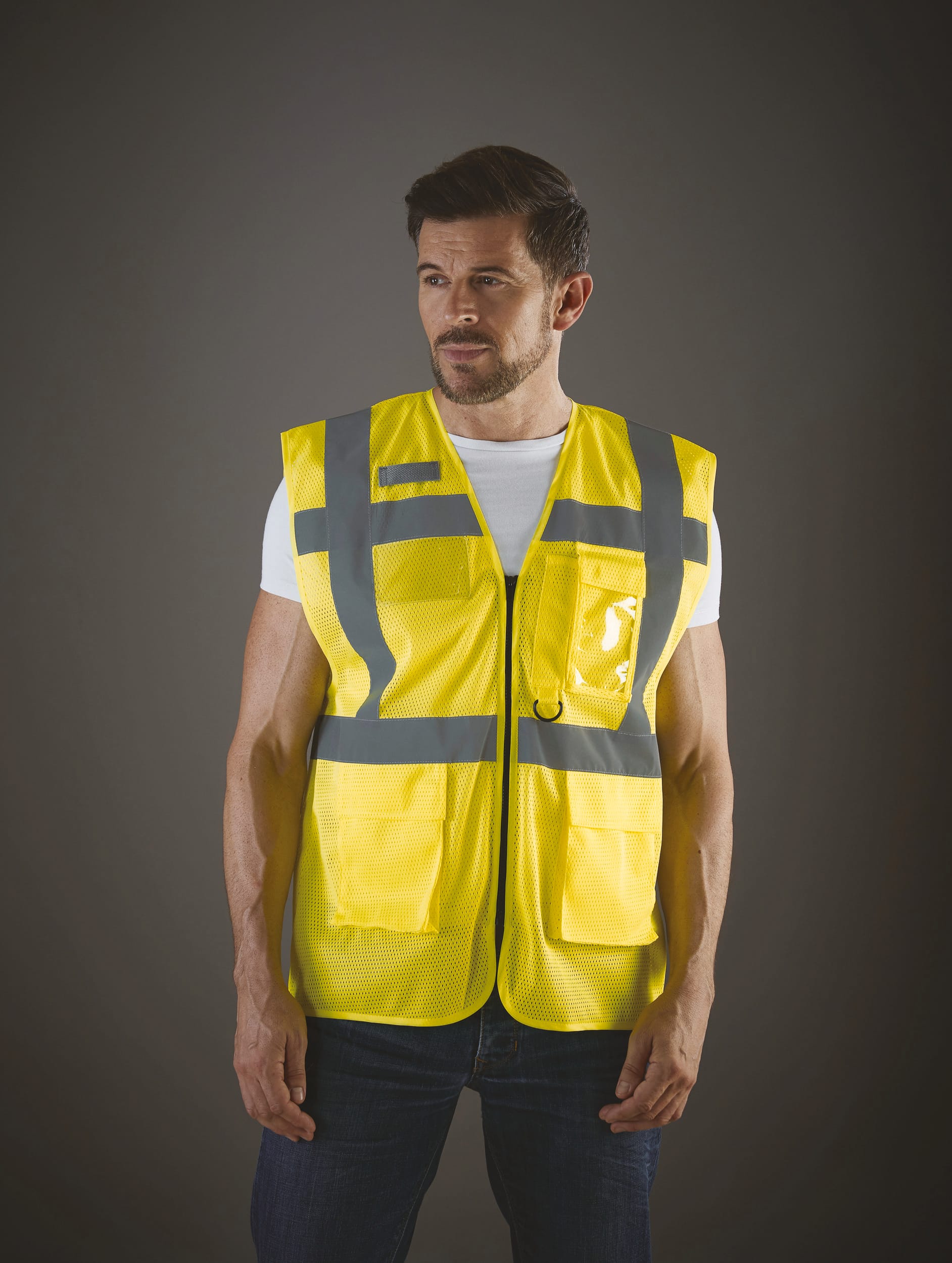 Hi-Vis Executive-Netzweste aus recyceltem Polyester | YHVW820