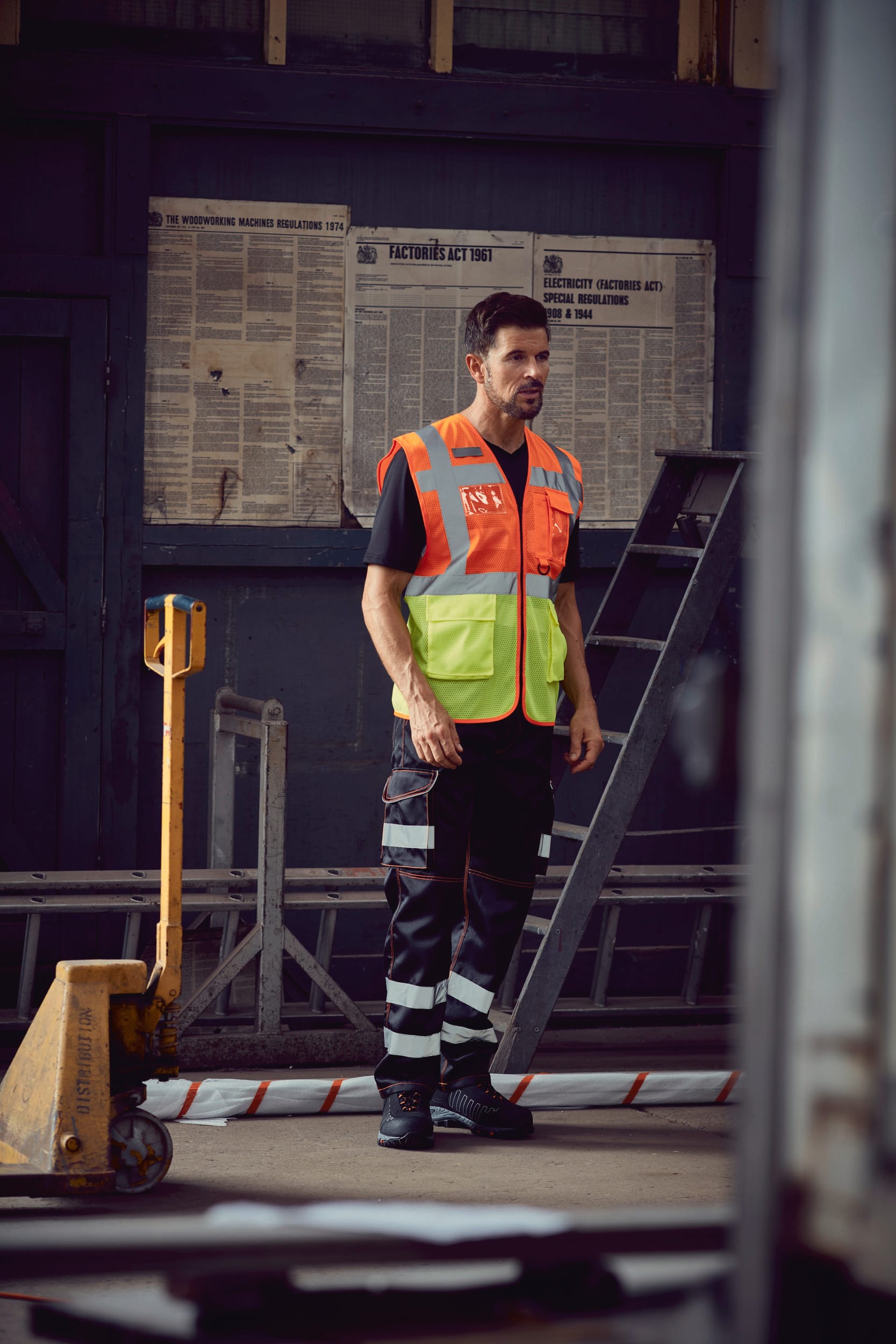 Hi-Vis Executive-Netzweste aus recyceltem Polyester | YHVW820