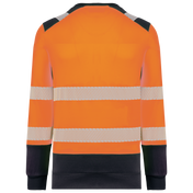 Recycled Hi-Vis Safety Sweatshirt Crew Neck | WK420