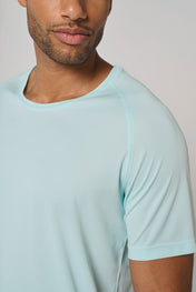 Camiseta deportiva reciclada con cuello redondo para hombre - PA4012