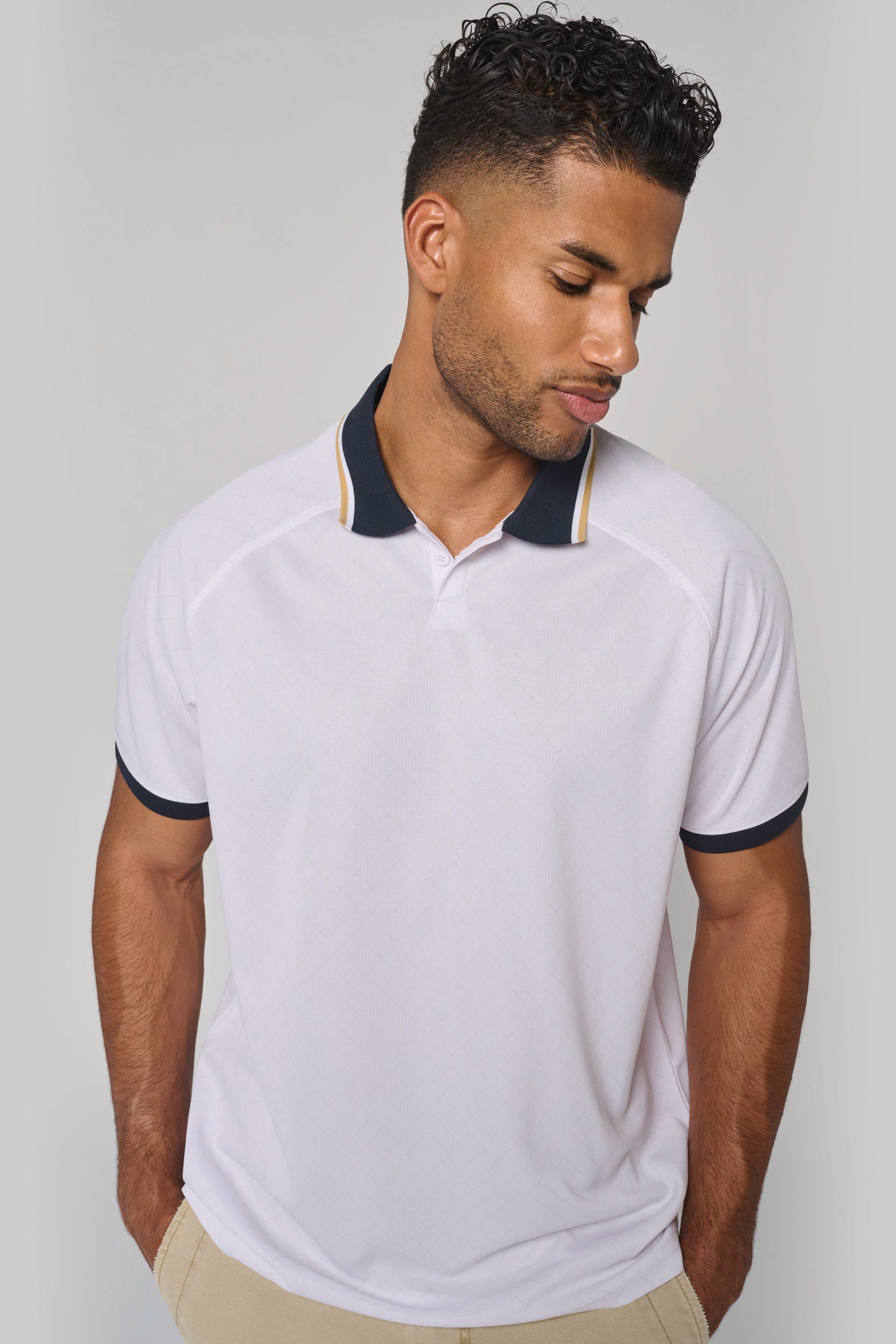 Polo unisex informal de punto de poliéster reciclado | PA497