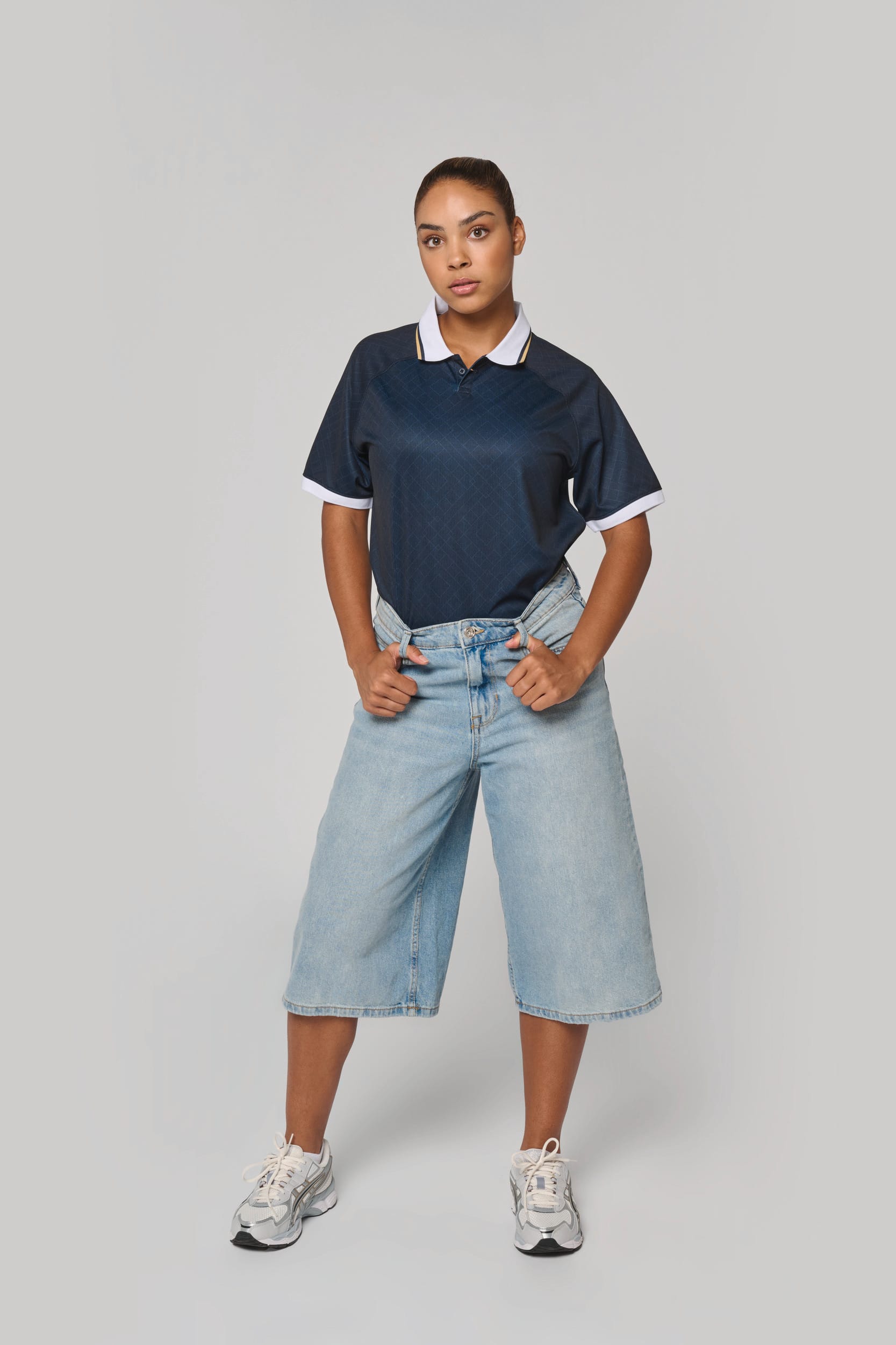 Polo unisex informal de punto de poliéster reciclado | PA497