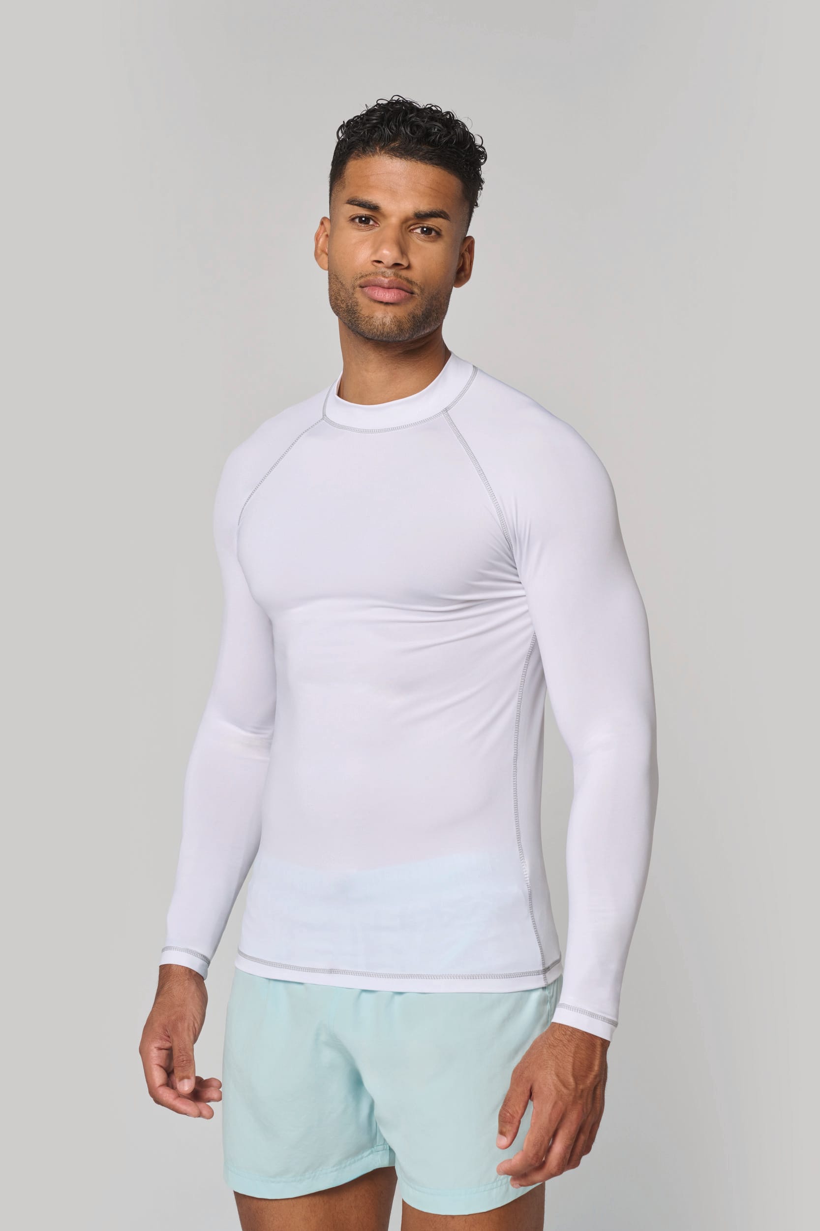 T-shirt technique à manches longues pour homme avec protection UV - PA4017