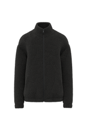 Spasso SP404 - Unisex Sherpa Dropped Shoulders Full Zip Sweatshirt
