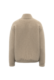 Spasso SP403 - Unisex Sherpa Dropped Shoulders Quarter Zip Sweatshirt