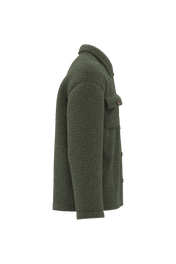 Spasso SP508 - Unisex Sherpa Dropped Shoulders Overshirt