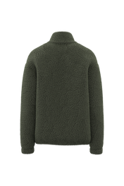 Spasso SP404 - Unisex Sherpa Dropped Shoulders Full Zip Sweatshirt