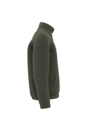 Spasso SP403 - Unisex Sherpa Dropped Shoulders Quarter Zip Sweatshirt