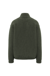 Spasso SP403 - Unisex Sherpa Dropped Shoulders Quarter Zip Sweatshirt