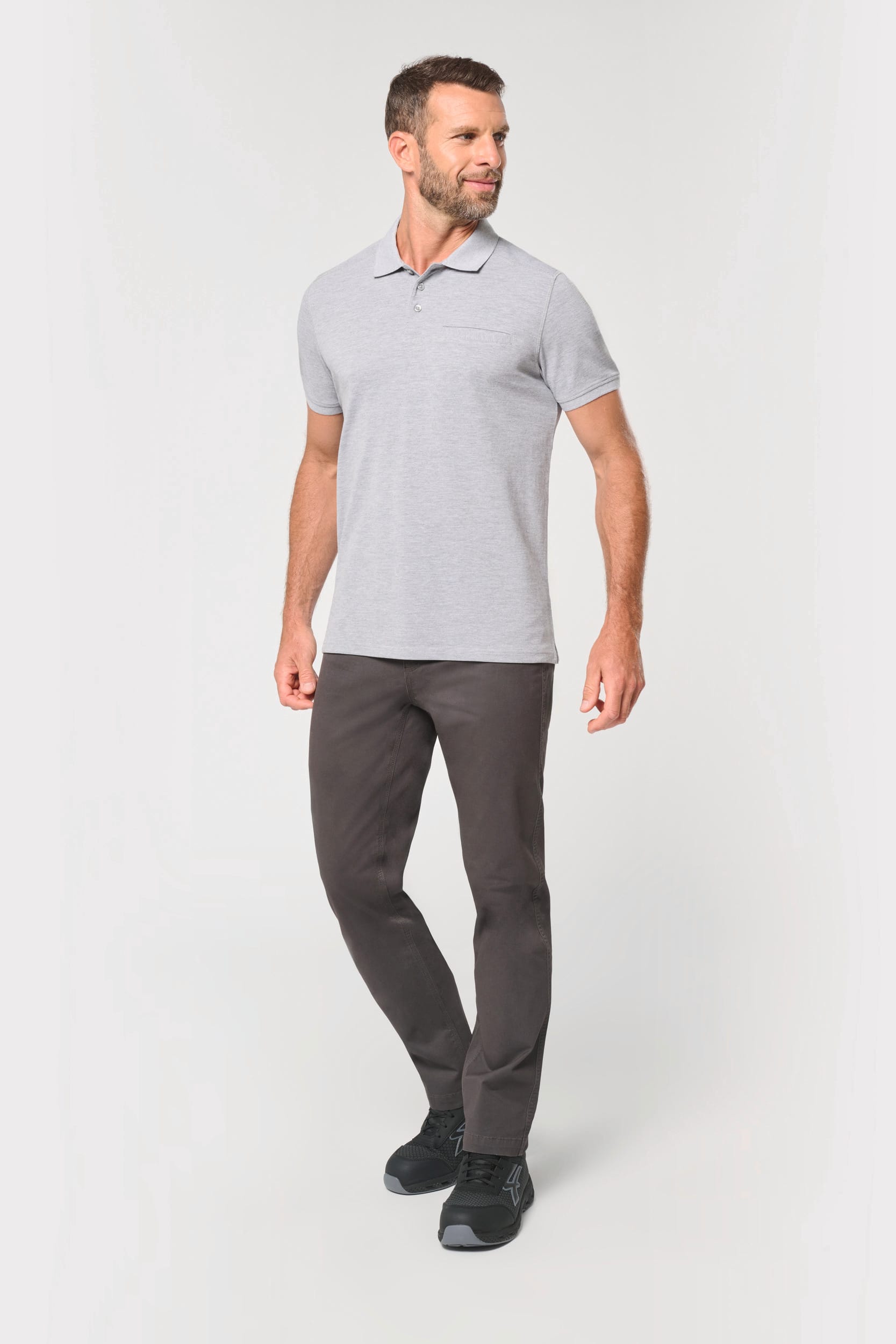 WK. Designed To Work WK206 - Unisex Eco-friendly Chest Pocket Polo Shirt