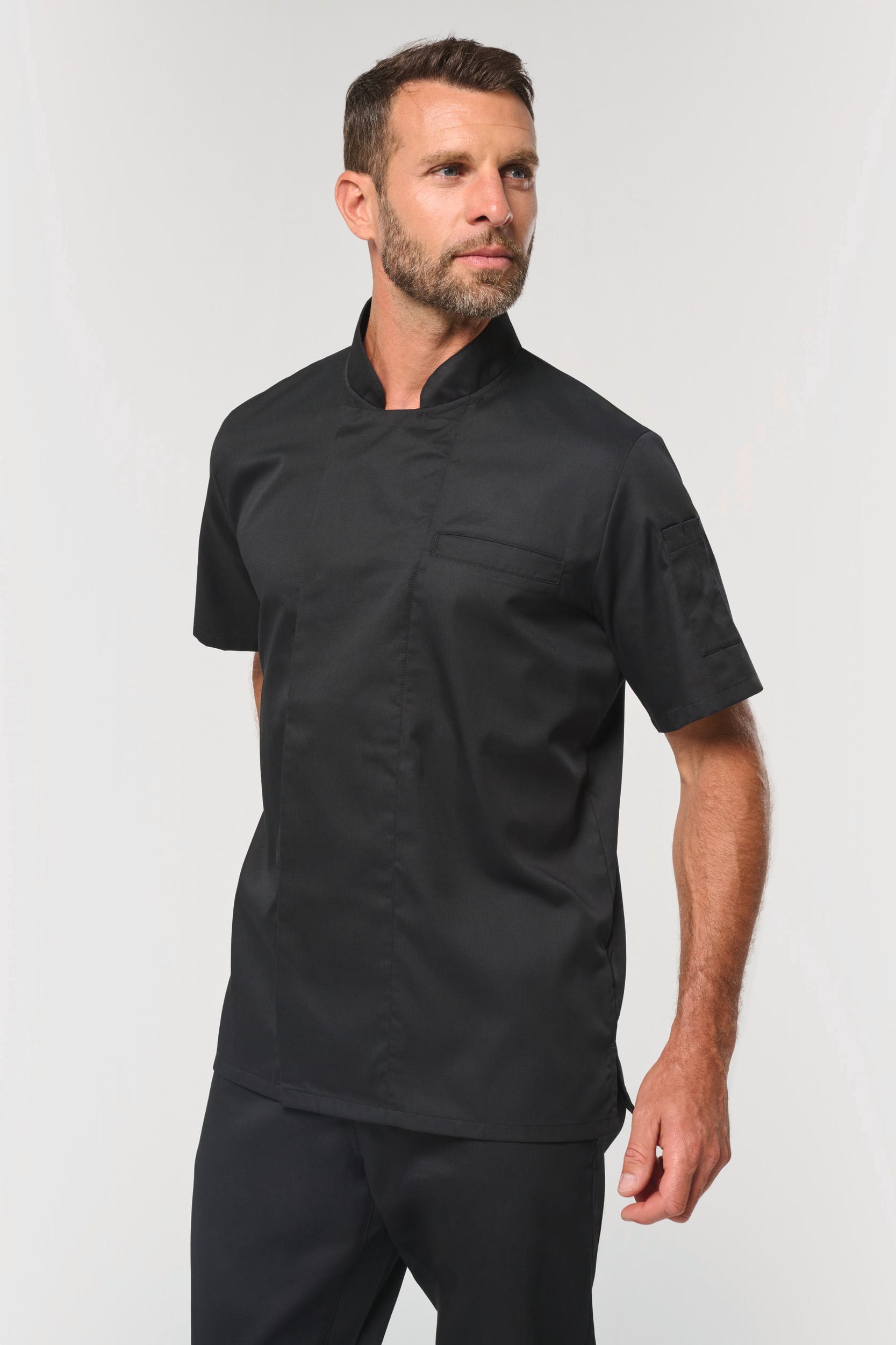 WK. Designed To Work WK501 - Unisex Breathable Short Sleeve Cooking Jacket
