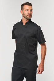 WK. Designed To Work WK501 - Unisex Breathable Short Sleeve Cooking Jacket